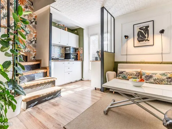 T3 DUPLEX MEUBLÉ 55 m² - NICE GAIRAUT - CALME - PARKING PRIVÉ