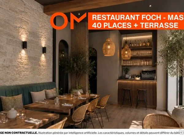 Fonds de commerce restaurant 102 m²