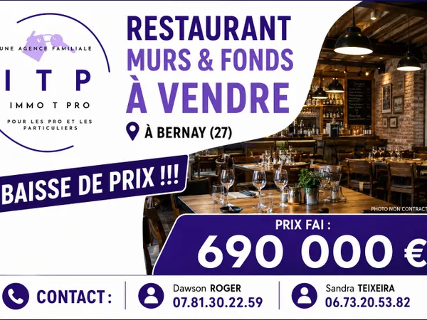 MAGNIFIQUE RESTAURANT DANS LA PÉRIPHÉRIE DE BRIONNE (27)