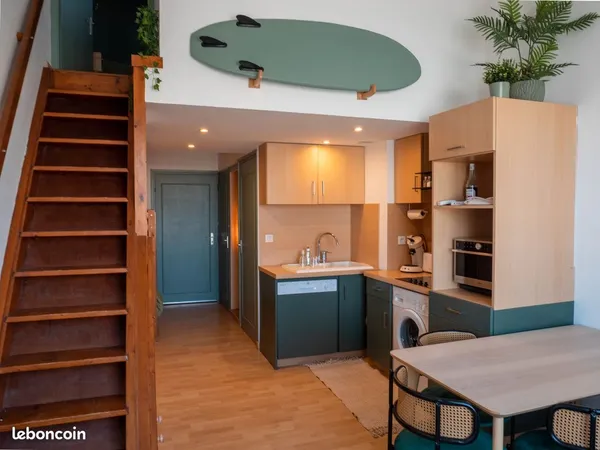 Duplex sur port Olonna (tout frais compris, de Octobre à Mai)