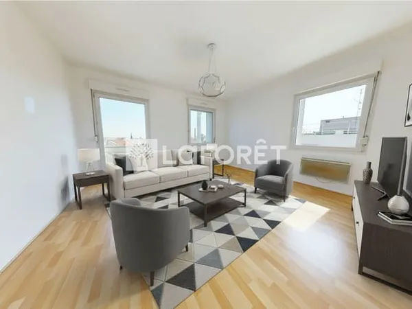 Appartement Quartier des Malteries ? Beau 2 pièces de 52 m² avec terrasse parking (en sus)