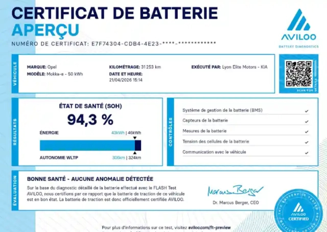 Opel Mokka electrique 136 ch &amp; batterie 50 kwh — photo 2