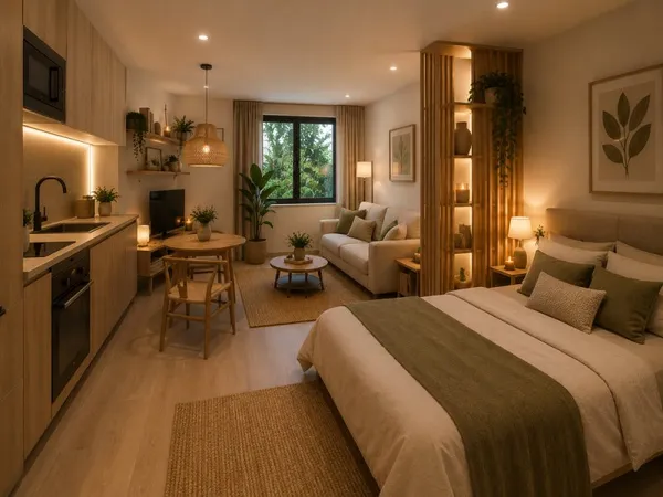 Studio de 30 m² et 20 m² de terrasse