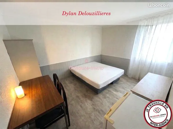 Studio 1 pièce 18 m²