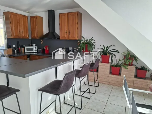 Duplex 112m² avec garage, 4 chambres