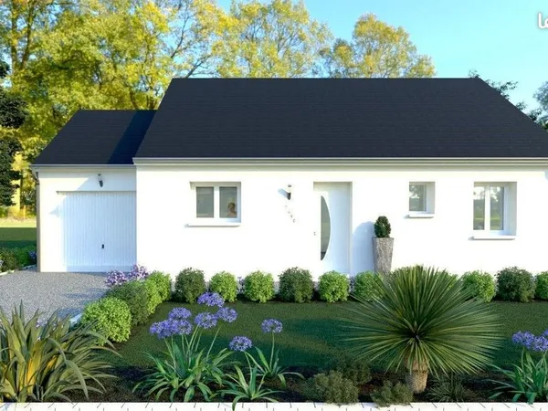 Projet de construction d'une maison 70.24 m² avec terrain à LA HAYE-MALHERBE (27)
