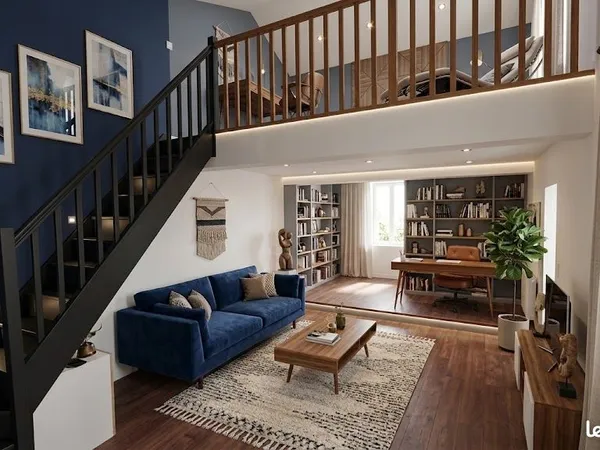 Appartement 52 m² avec mezzanine et clim réversible - DPE C