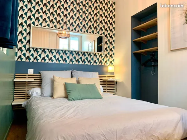 T2 meublé 28 m² - Terrasse privative - Climatisation - Proche gare et centre-ville