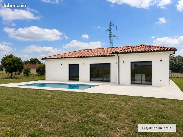 Off Market : Maison de 2026 contemporaine T4 avec piscine - Merville