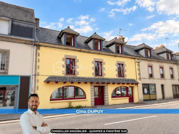 IMMEUBLE MIXTE : LOCAL COMMERCIAL ET HABITATION - 490M² À KERFEUNTEUN