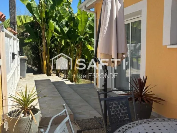 Maison de 140m², 3 chambres garage et jardin