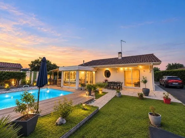 Maison à vendre, 5 pièces, piscine, garage, Le Teich.