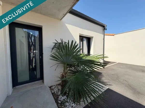 Maison plain-pied 2023 DPE A 3 ch., garage, jardin