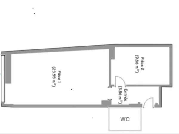 Vente Boutique/Local commercial 38 m²