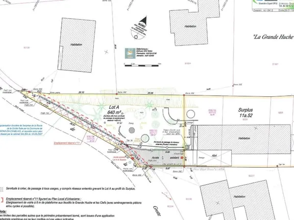 Terrain 458 m²
