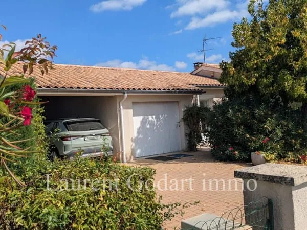 Maison 3 chambres, garage, jardin, abri voiture et puits