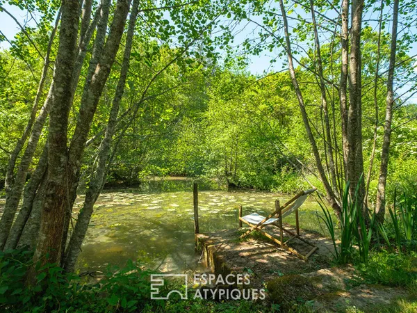 Maison de charme avec studio indépendant en bord de ruisseau