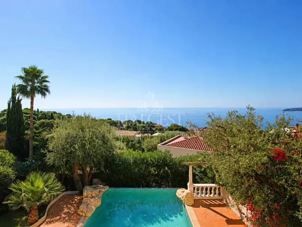 Cap d'Ail - Villa prestigieuse de style néo provençal avec vue panoramique mer et Cap Ferrat