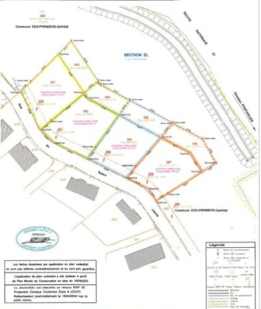 Vente de 4 parcelles à bâtir - Lotissement Les Perrières - Nods