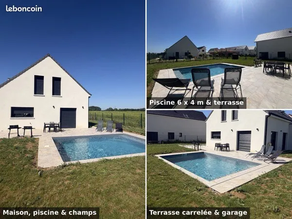 Maison contemporaine 130 m² · DPE A · Piscine · Gare à pied · Aiserey