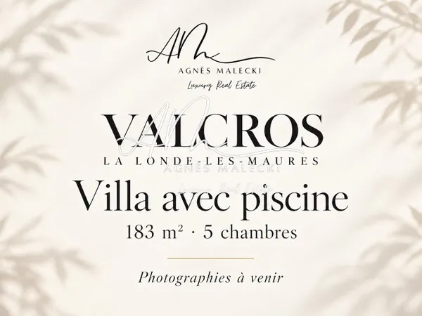 Valcros — Villa Avec Piscine À Débordement, Cinq Chambres Et Vue Sur Les Collines