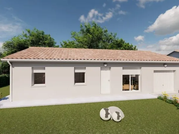 Maison PARIS, un plan de maison 3 chambres avec garage