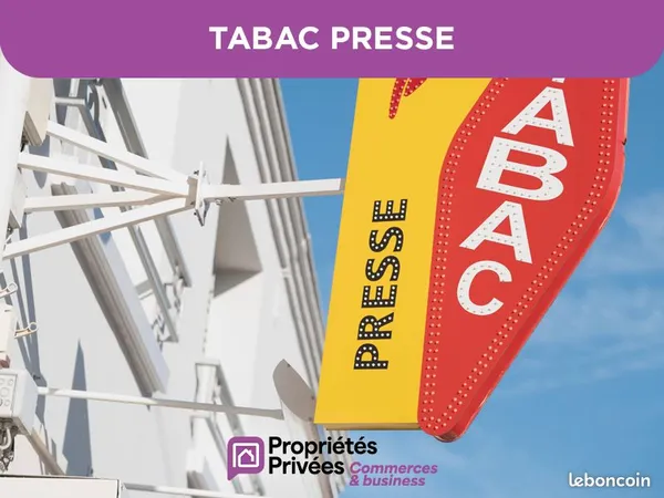 Fonds de commerce tabac, presse, jeux 40 m²