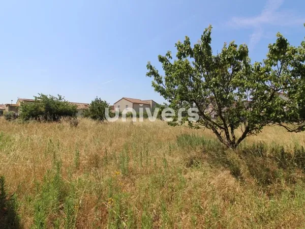 BOURG LES VALENCE TERRAIN CONSTRUCTIBLE DE 1168 m²,