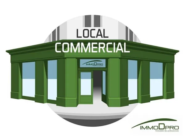 Local sur rue commercante
