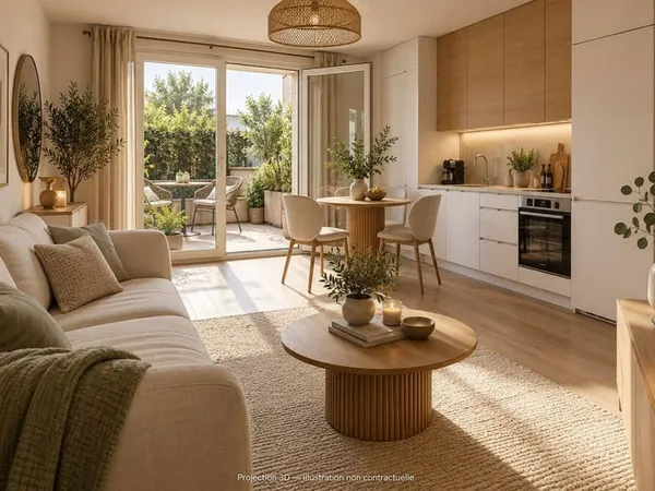 Appartement 2 pièces 44 m²