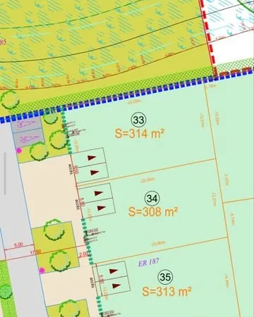 Terrain 308m2 Blois