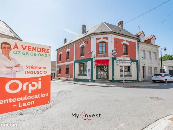 Commerce bar, tabac, PMU Mons En Laonnois