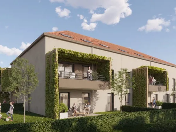 CATTENOM : RESIDENCE DE STANDING Appartement T4 de 103m2 avec terrasse Tropézienne