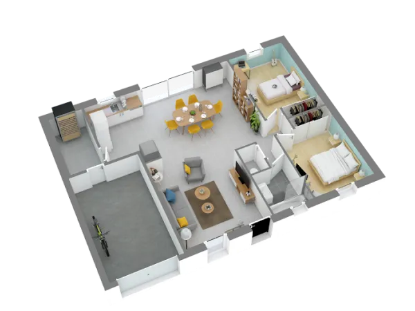 Maison neuve 3 pièces 75 m²