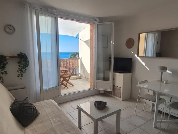 Studio meublé 20 m² - Vue mer - Sausset-les-Pins - Proche port