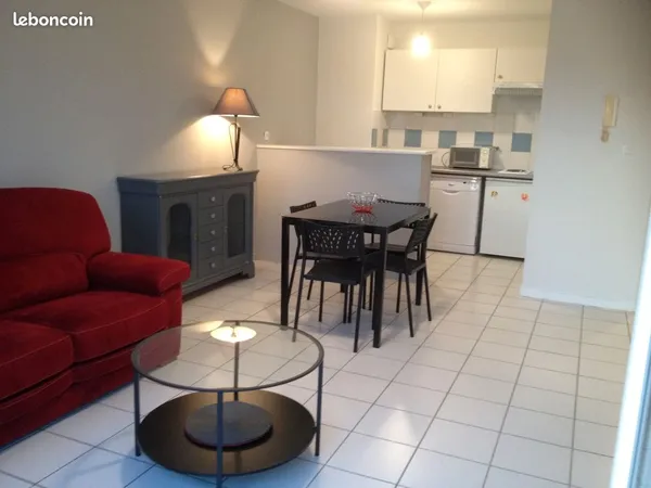 T2 MEUBLÉ 41 m² quartier SAINT-SIMON, TERRASSE, 2 PARKINGS