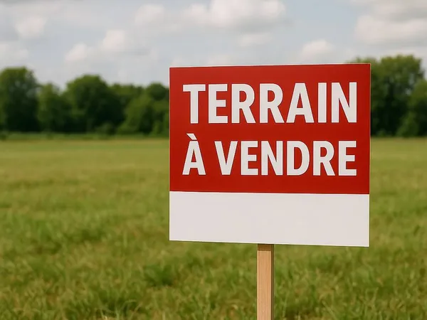Terrain constructible 743 m²