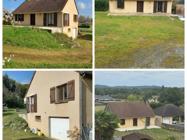 Maison 76m2 / sous sol 80m2 sur terrain 1550m2