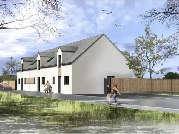 Maison indivividuelle t4 avec jardin
