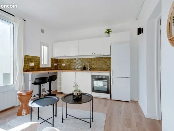 Joli T2 meublé rénové - 26 m²