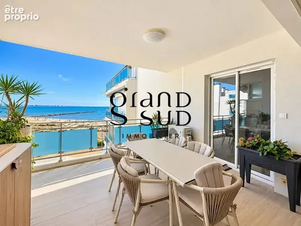 Le grau-du-roi appartement de standing 100 m² front de mer terrasse piscine