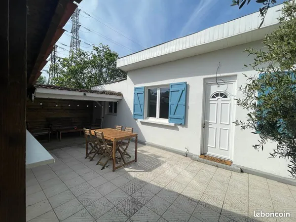 Maison t2 jardin meublé