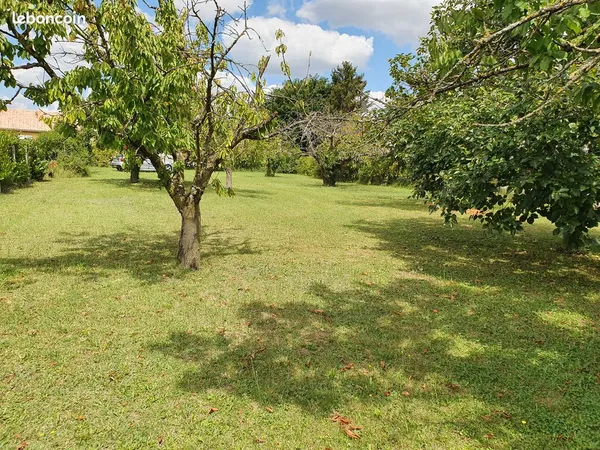 Terrain constructible de 1156 m2 possibilité de construire 2 maisons