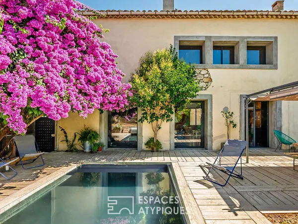Maison de caractère avec jardin et piscine à 20 mins de Narbonne