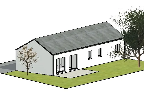 Plain-pied neuf 3 chambres 90m² secteur hippodrome