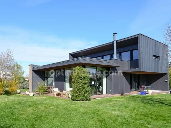 Maison d'architecte ossature bois - 5 chambres - Saint-Cyr-sur-Loire