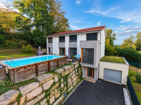 Maison contemporaine lumineuse - 5 chambres - piscine