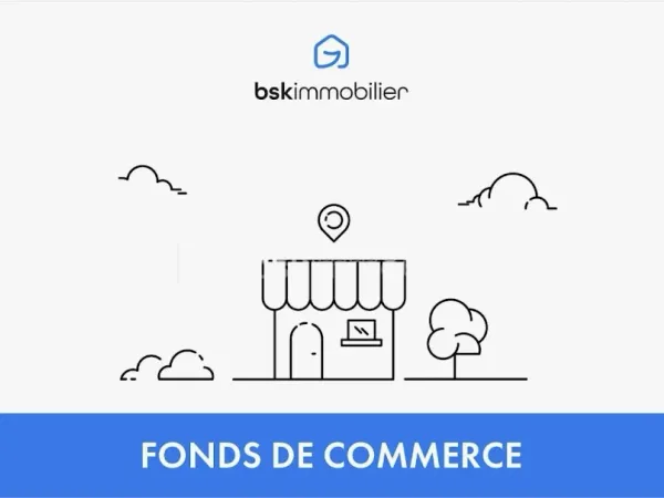 Fonds de commerce 1 pièce 80 m²