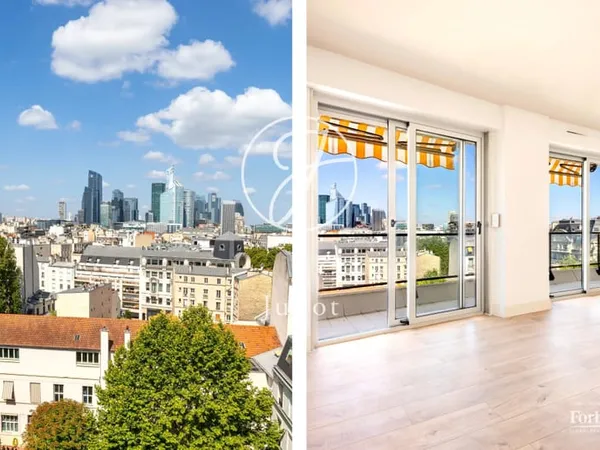 92200 - NEUILLY SUR SEINE - Appartement à vendre - 3 pièces - 88,64m² Carrez - 2 chambres -Vue panor