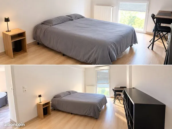 Chambre meublée